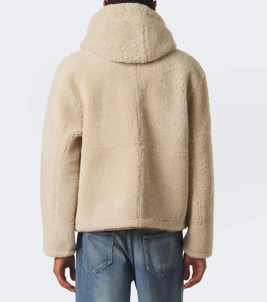 Yves Salomon Reversible shearling and leather jacket | Thumbnail 6 Yves Salomon Reversible shearling and leather jacket | Thumbnail 6