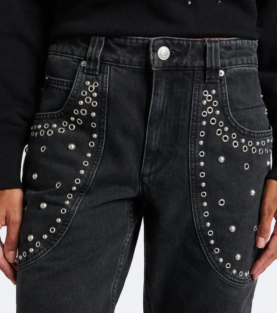 Marant Étoile Silka studded boot-cut jeans | Thumbnail 7 Marant Étoile Silka studded boot-cut jeans | Thumbnail 7