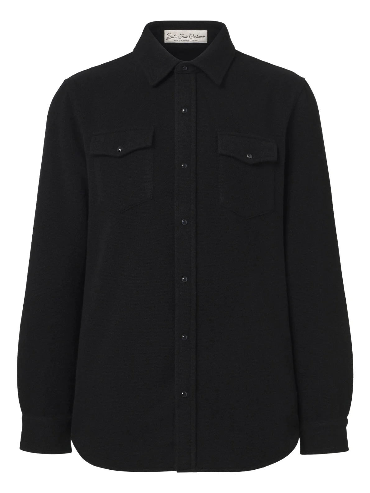 God’s True Cashmere Cashmere shirt with spinels