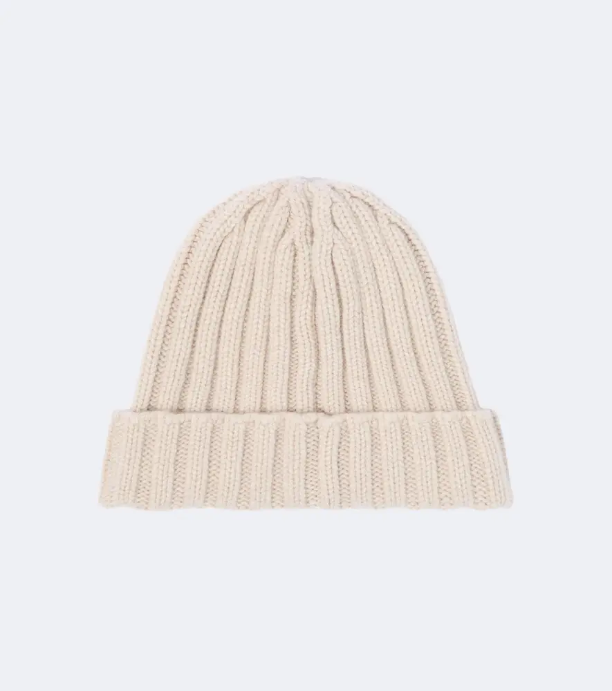 God’s True Cashmere Ribbed-knit cashmere beanie with moonstone | Thumbnail 2