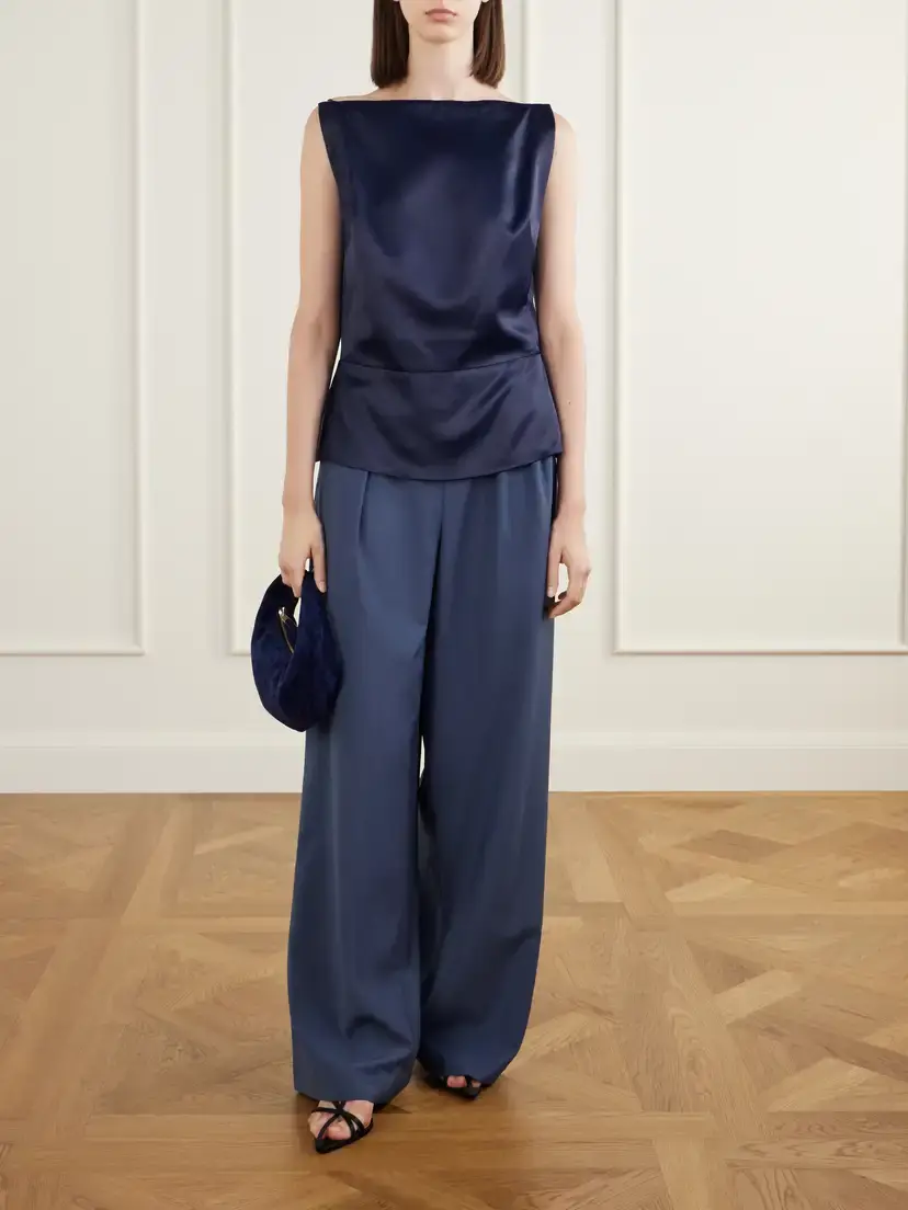 Co Paneled Satin Tank | Thumbnail 2 Co Paneled Satin Tank | Thumbnail 2