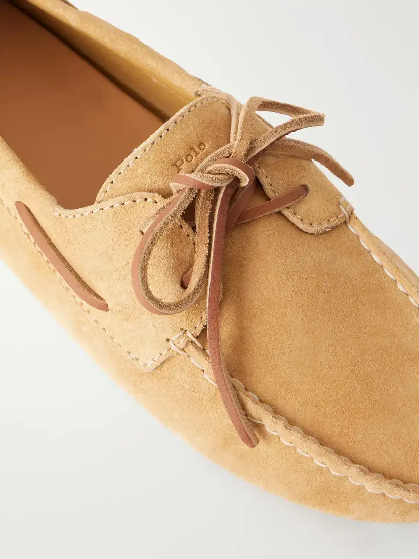 Polo Ralph Lauren Bow-detail Suede Moccassins | Thumbnail 5 Polo Ralph Lauren Bow-detail Suede Moccassins | Thumbnail 5
