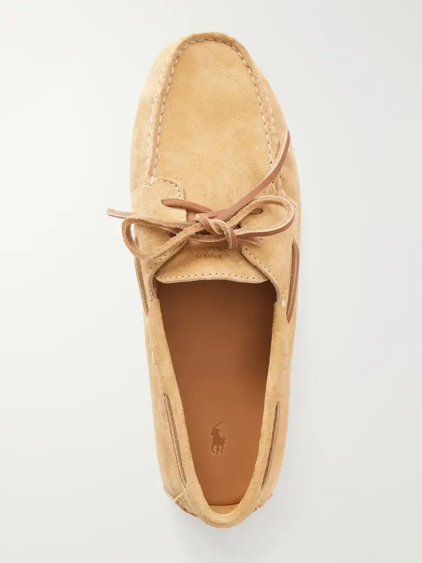 Polo Ralph Lauren Bow-detail Suede Moccassins | Thumbnail 6 Polo Ralph Lauren Bow-detail Suede Moccassins | Thumbnail 6