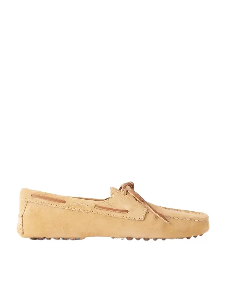 Polo Ralph Lauren Bow-detail Suede Moccassins