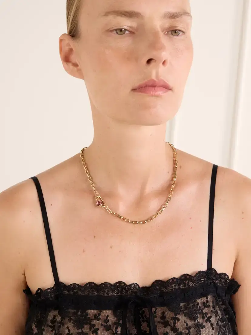 Marla Aaron Biker 14-karat Gold Chain Necklace | Thumbnail 2 Marla Aaron Biker 14-karat Gold Chain Necklace | Thumbnail 2