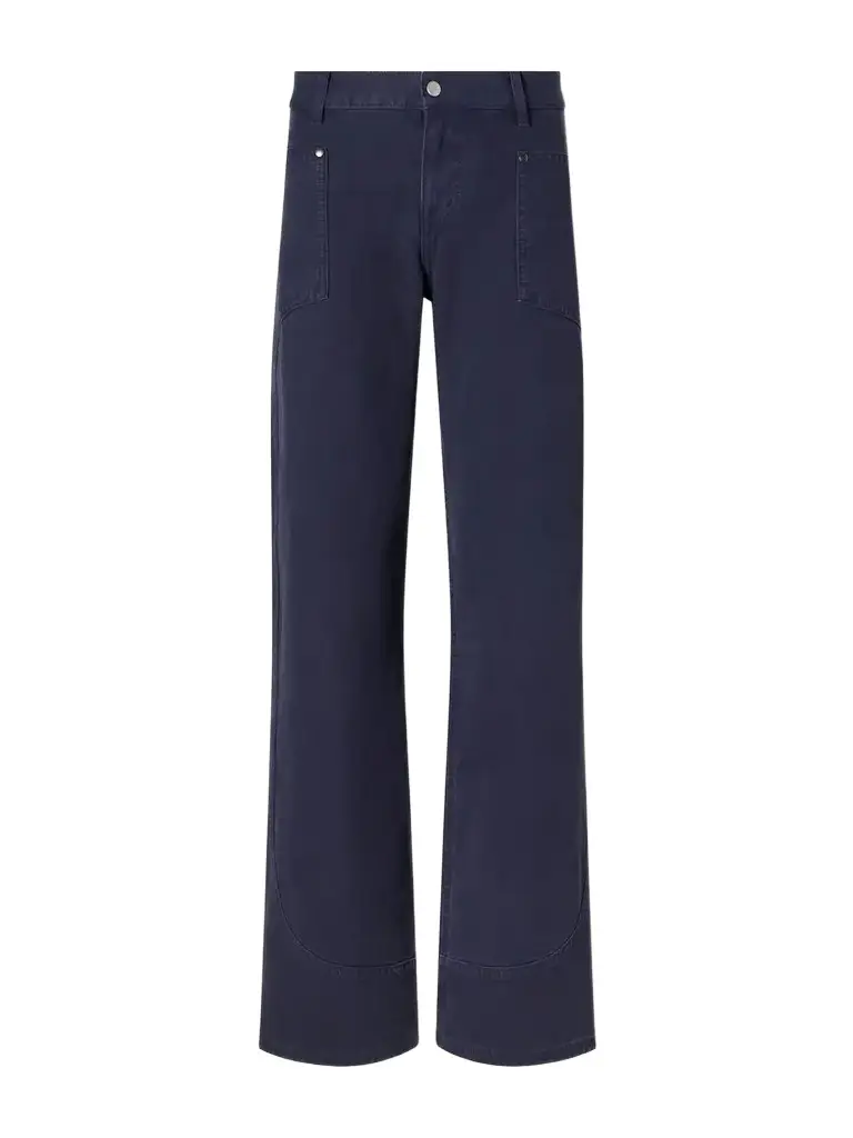 STILL HERE Supply Paneled Mid-rise Straight-leg Jeans