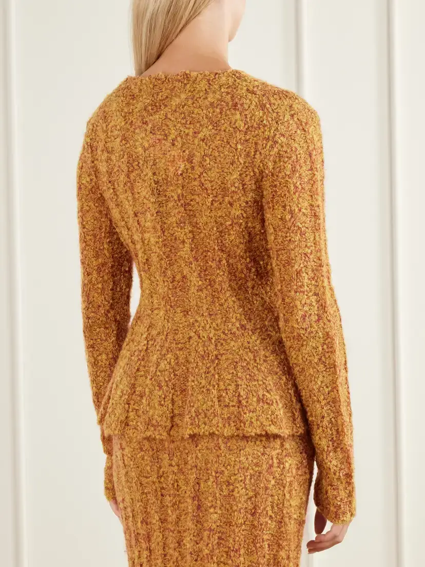 Proenza Schouler Joelle Cable-knit Mohair-blend Sweater | Thumbnail 4 Proenza Schouler Joelle Cable-knit Mohair-blend Sweater | Thumbnail 4