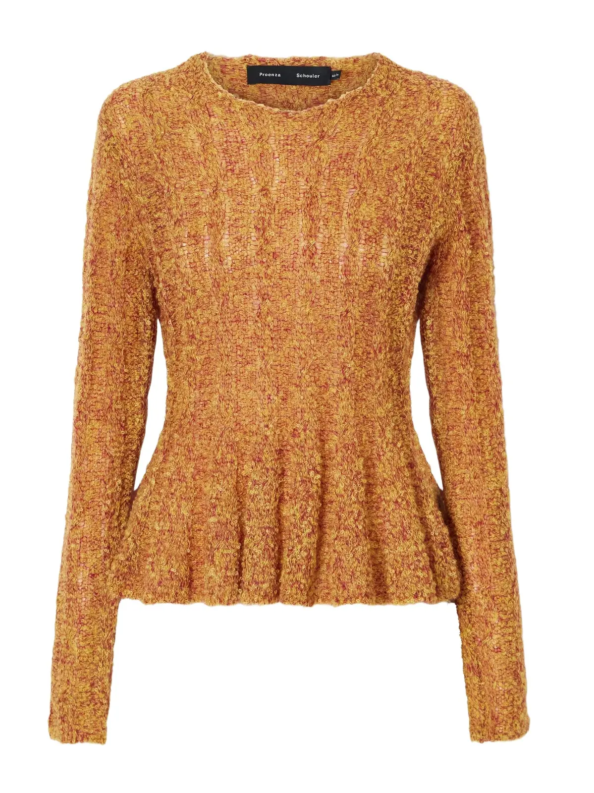 Joelle Cable-knit Mohair-blend Sweater Joelle Cable-knit Mohair-blend Sweater
