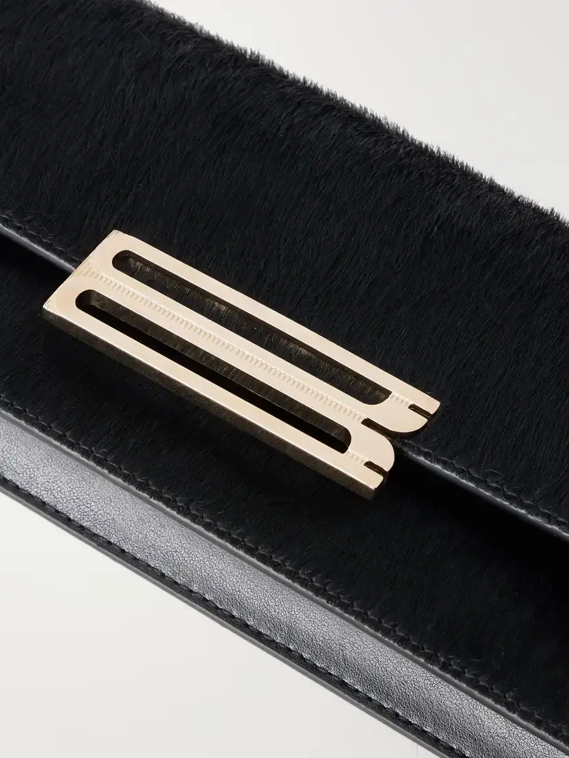 Victoria Beckham Dorian East-west Calf Hair Clutch | Thumbnail 6