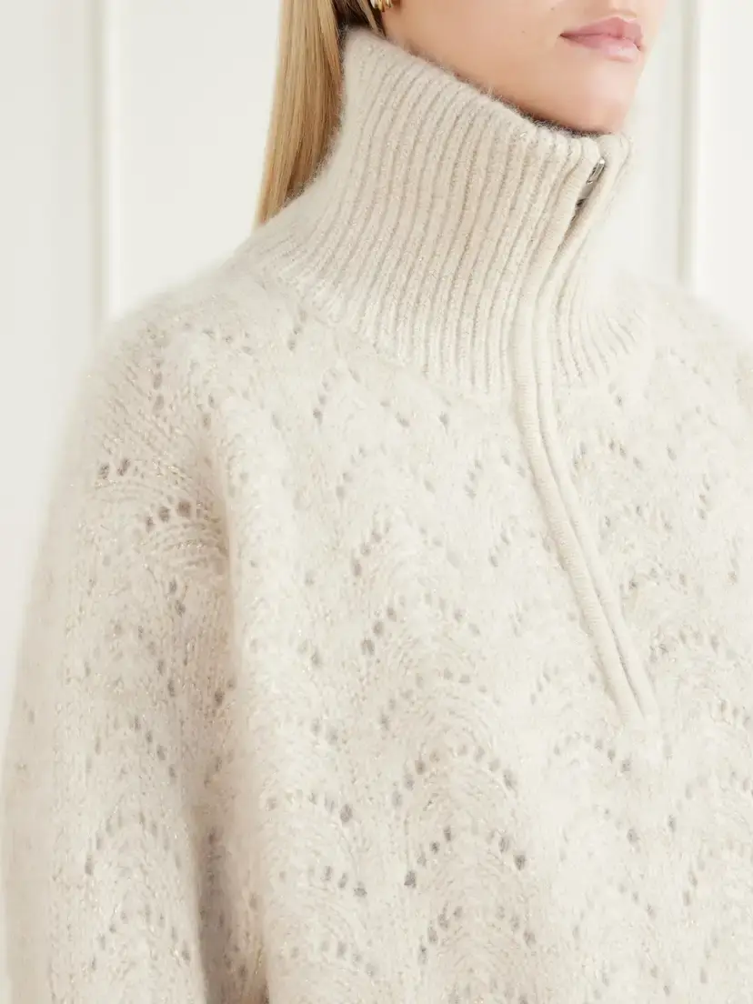 Frame The Airy Wool And Cashmere-blend Cardigan - Neutrals | Thumbnail 5
