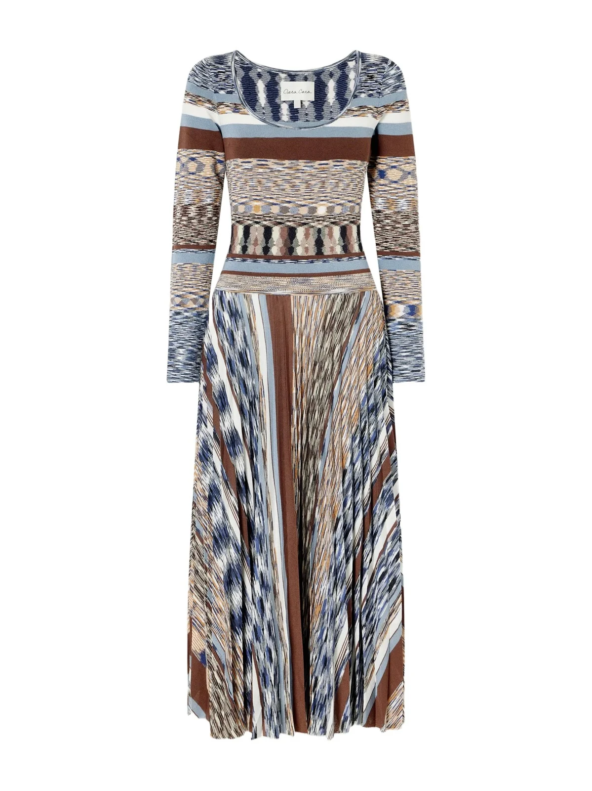 Marlow Knitted Striped Jersey Midi Dress Marlow Knitted Striped Jersey Midi Dress