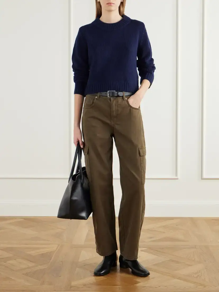 La Ligne Marin Wool And Cashmere-blend Sweater - Blue | Thumbnail 2 La Ligne Marin Wool And Cashmere-blend Sweater - Blue | Thumbnail 2