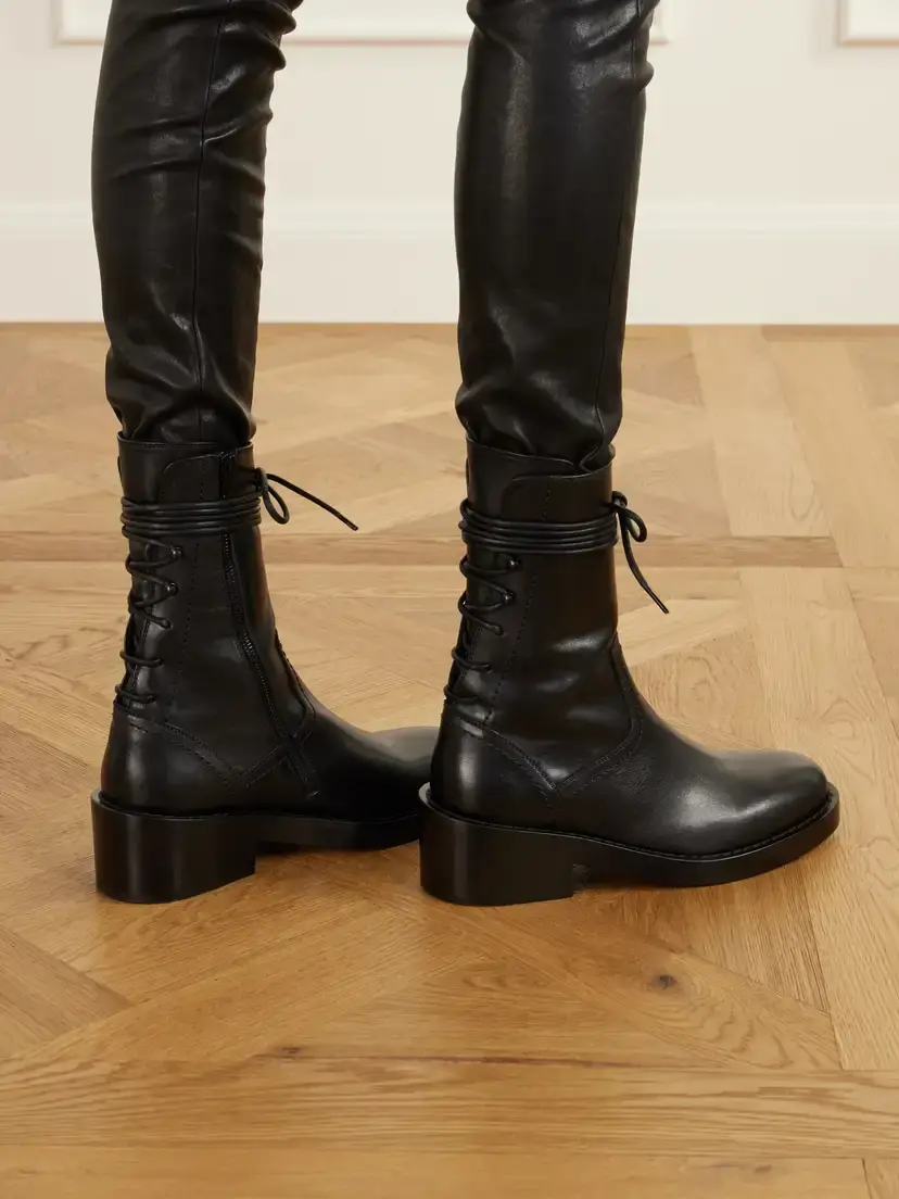 Ann Demeulemeester Henrica Leather Ankle Boots | Thumbnail 2 Ann Demeulemeester Henrica Leather Ankle Boots | Thumbnail 2