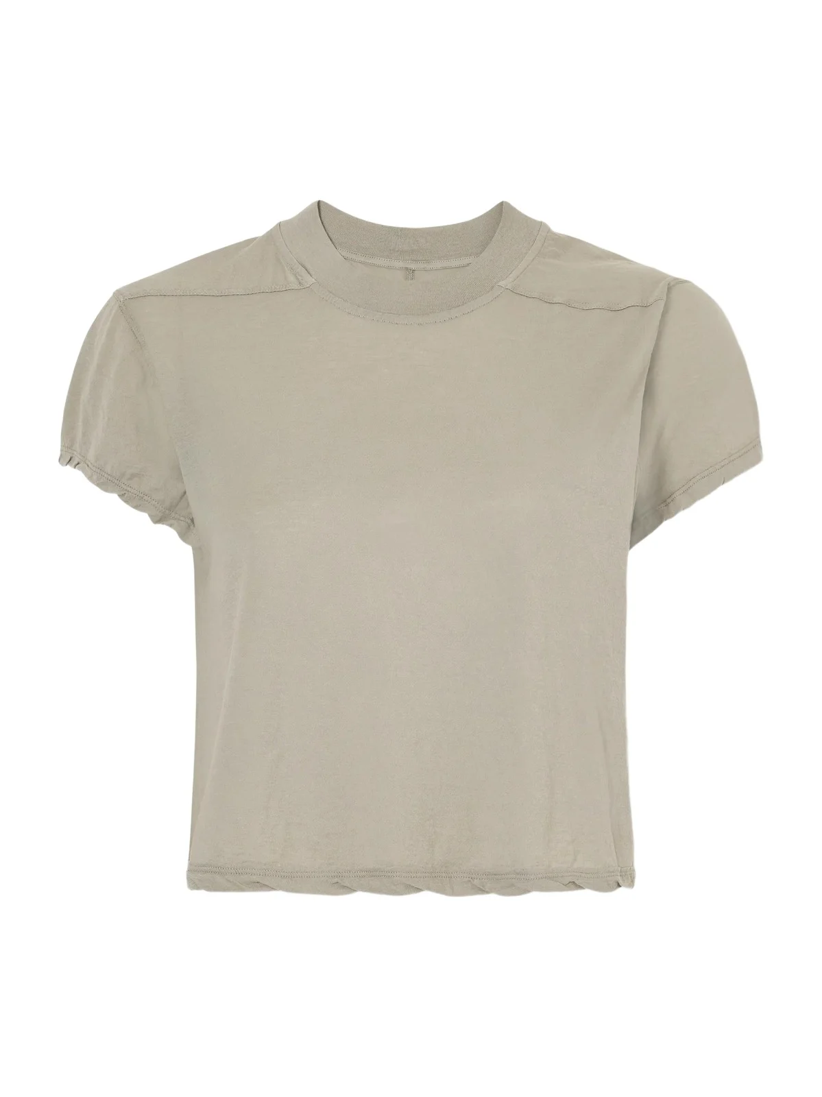 Rick Owens Drkshdw Cropped Cotton-jersey T-shirt