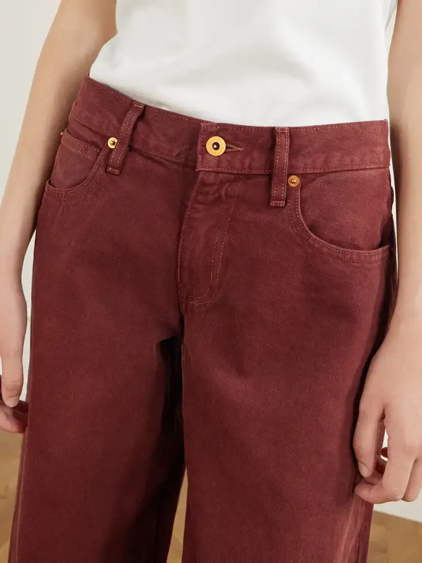 SLVRLAKE Lexi Low-rise Wide-leg Jeans | Thumbnail 4