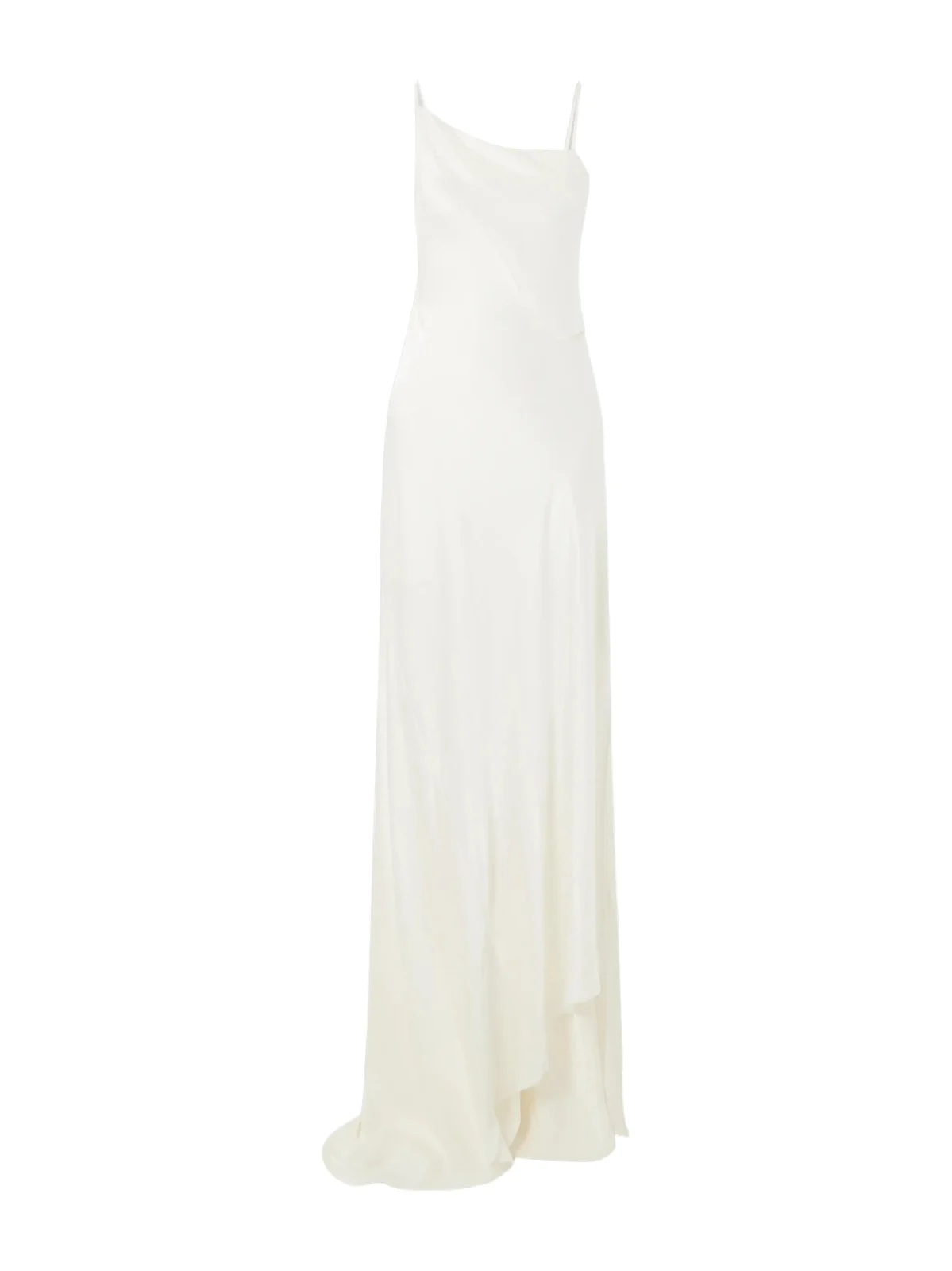Aaricia Asymmetric Silk-satin Maxi Dress Aaricia Asymmetric Silk-satin Maxi Dress