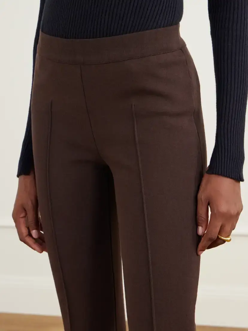 HIGH SPORT Geo Kick Cotton-blend Cropped Flared Pants | Thumbnail 5