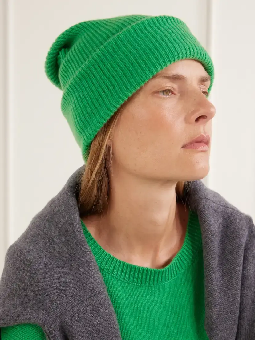 Lisa Yang Stockholm Ribbed Cashmere Beanie | Thumbnail 2 Lisa Yang Stockholm Ribbed Cashmere Beanie | Thumbnail 2