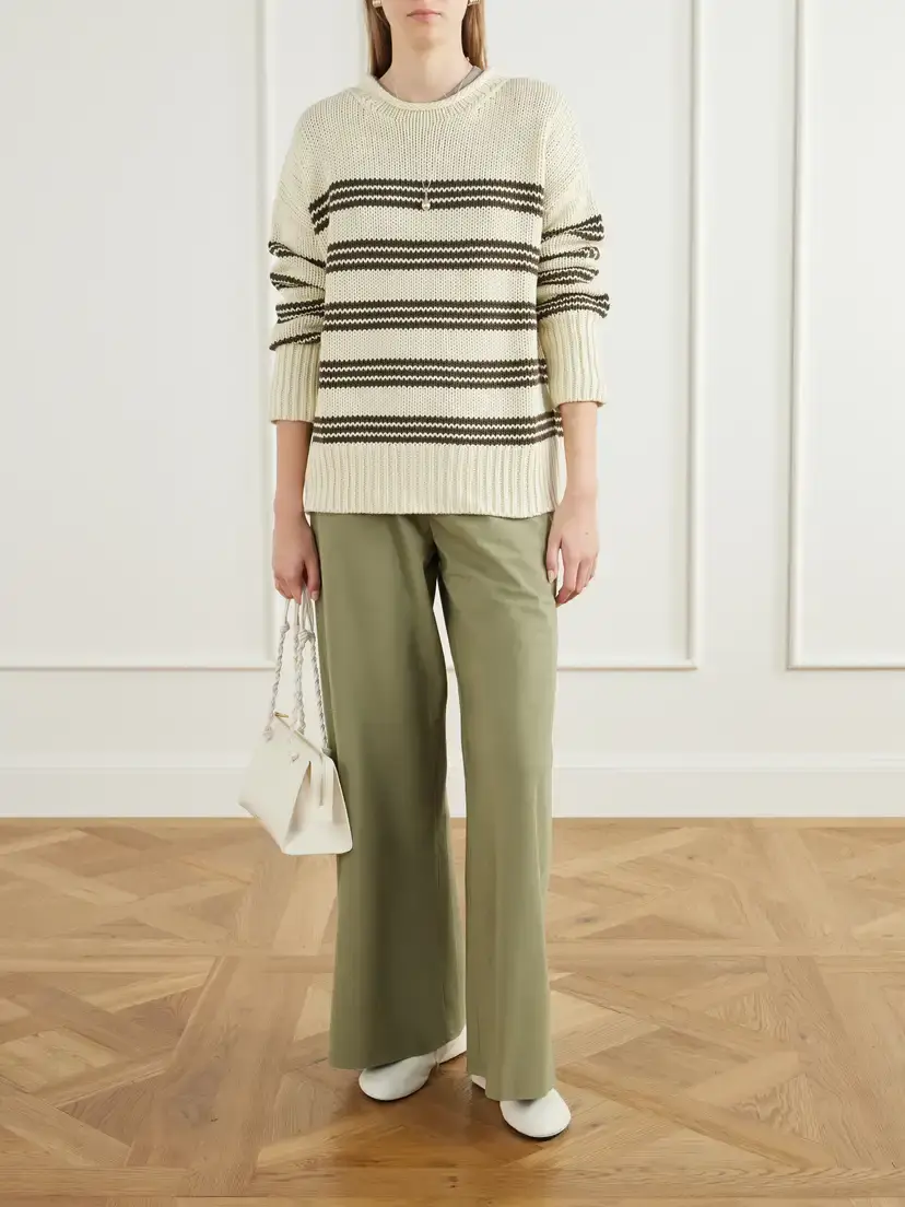 La Ligne Marina Striped Cotton Sweater | Thumbnail 2 La Ligne Marina Striped Cotton Sweater | Thumbnail 2