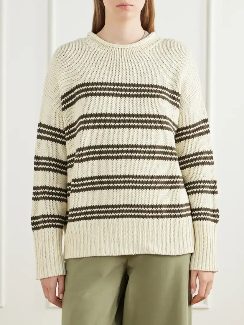 La Ligne Marina Striped Cotton Sweater | Thumbnail 3 La Ligne Marina Striped Cotton Sweater | Thumbnail 3