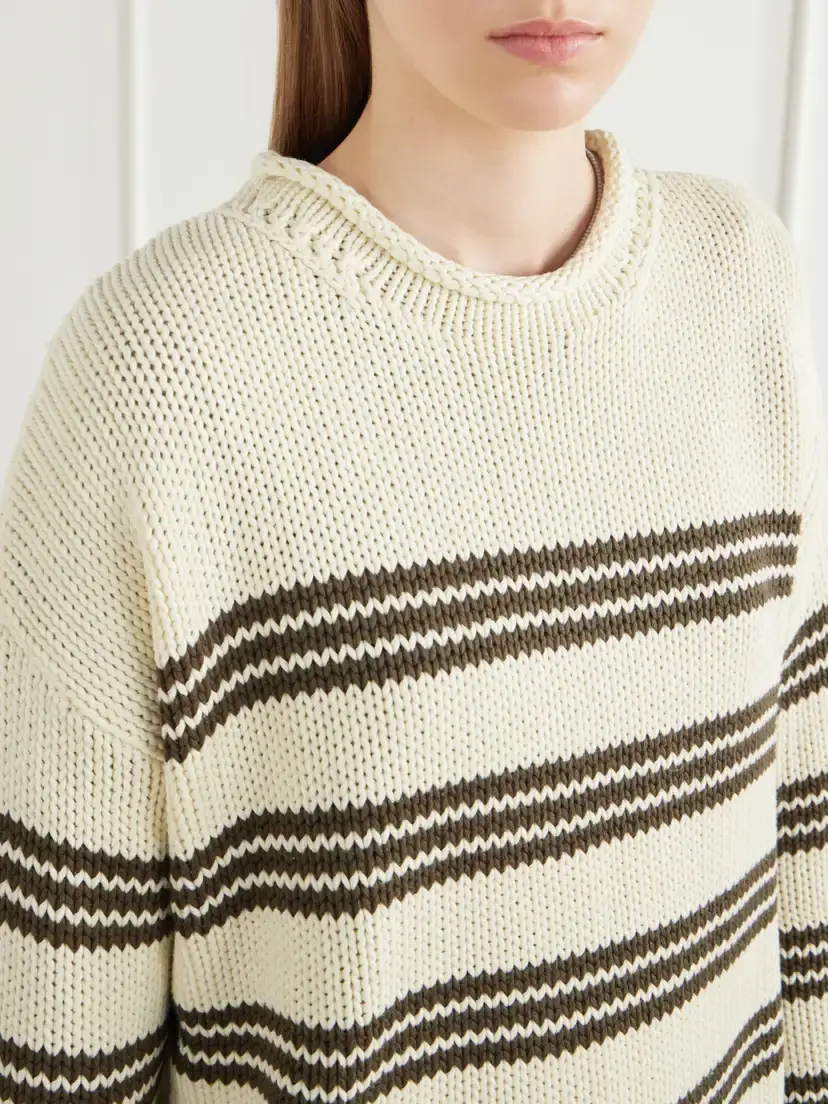 La Ligne Marina Striped Cotton Sweater | Thumbnail 5 La Ligne Marina Striped Cotton Sweater | Thumbnail 5