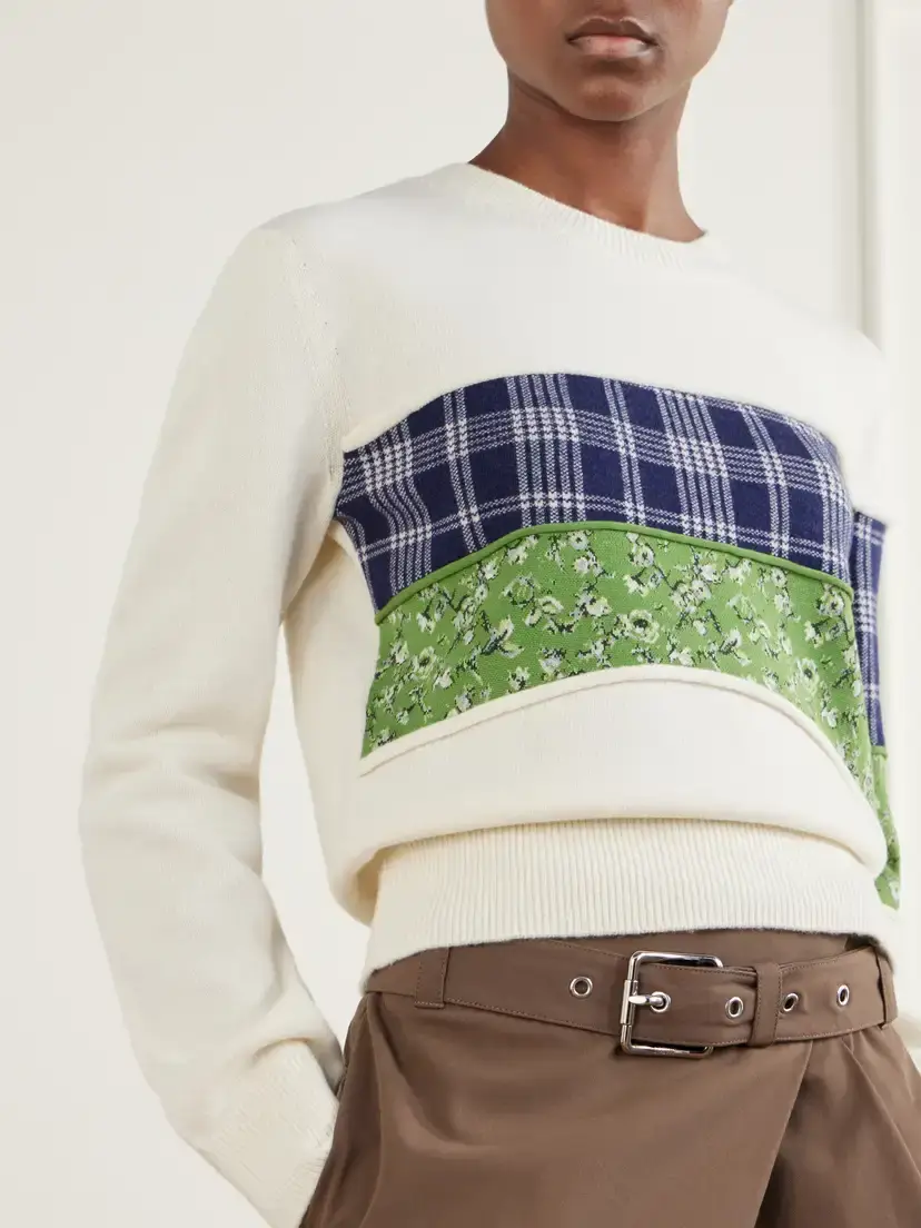 Loewe Embroidered Wool-blend Sweater | Thumbnail 4 Loewe Embroidered Wool-blend Sweater | Thumbnail 4