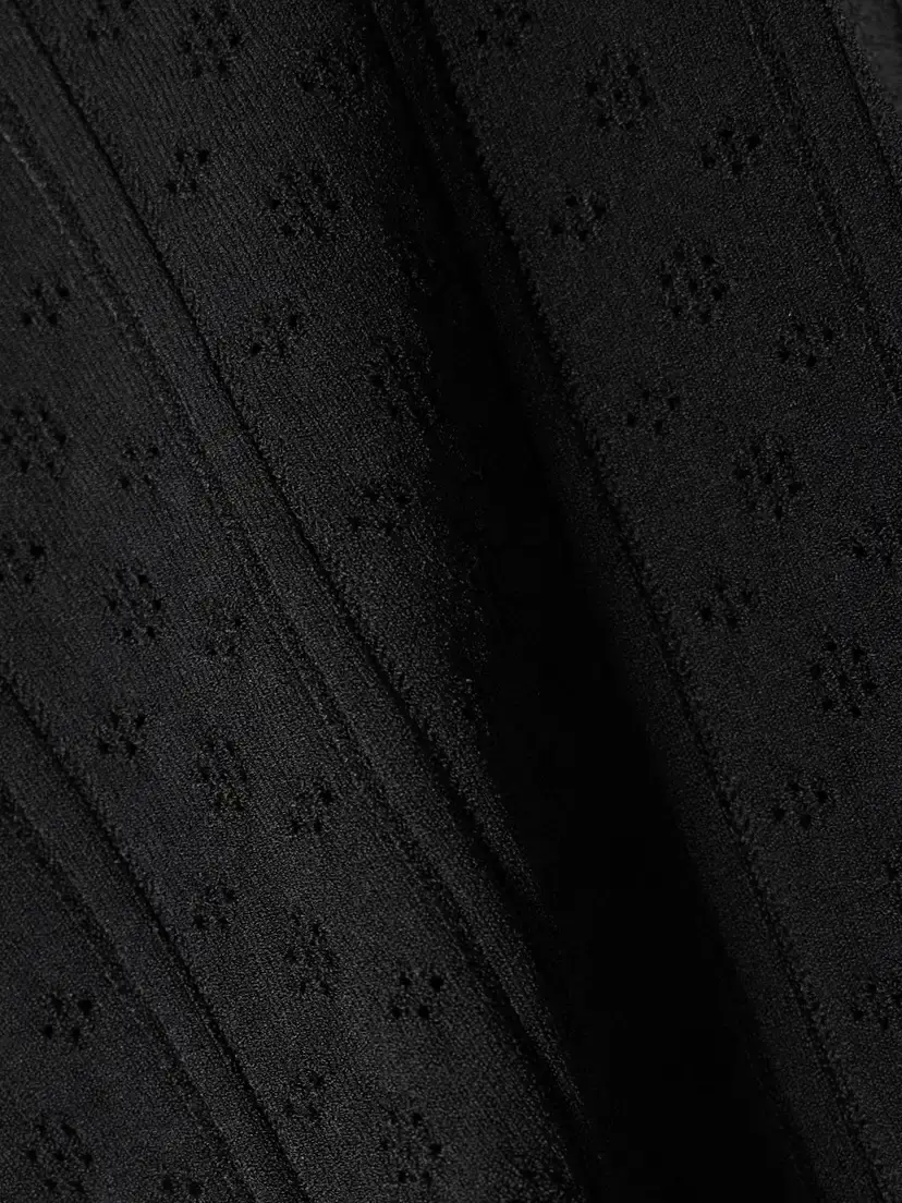JW Anderson Bow-detailed Recycled Pointelle-knit T-shirt | Thumbnail 5