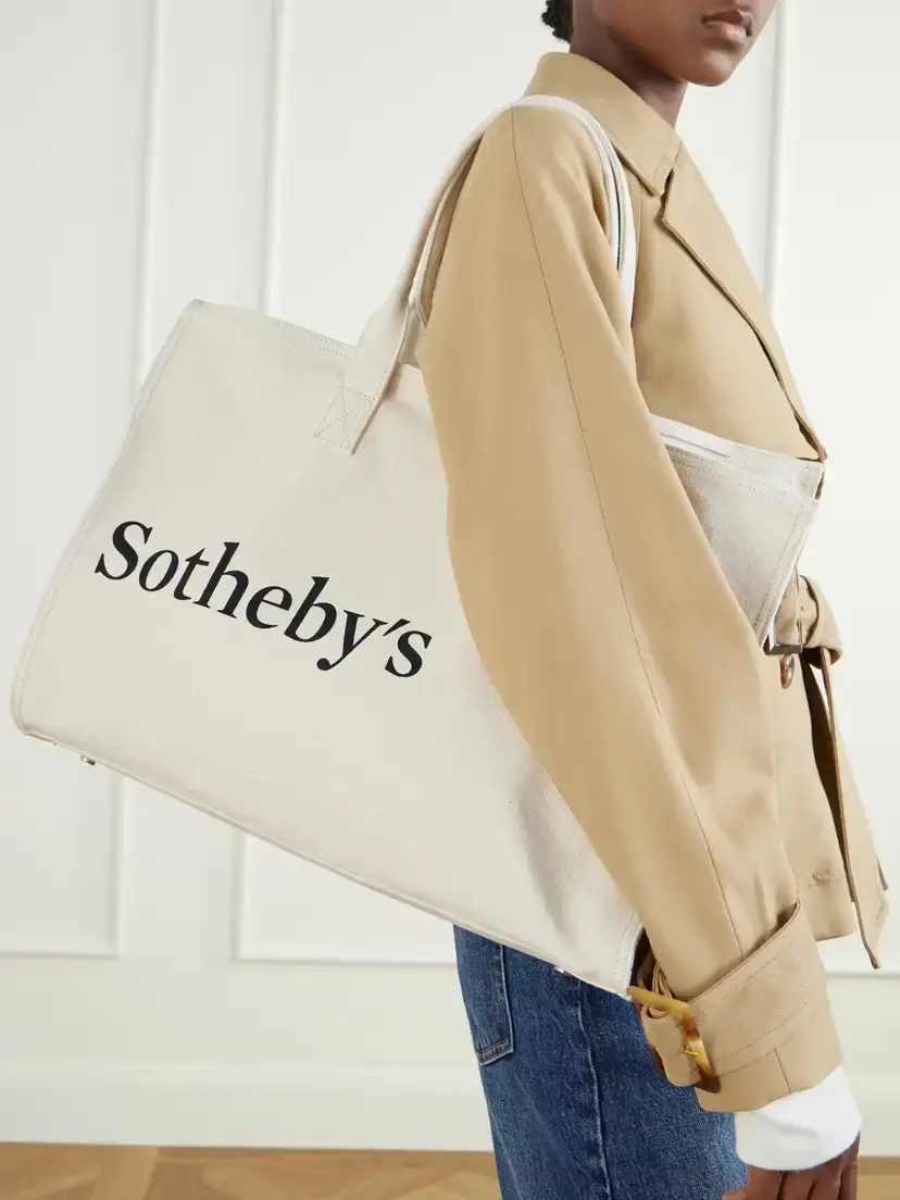 Frame + Sotheby's Printed Canvas Tote | Thumbnail 2 Frame + Sotheby's Printed Canvas Tote | Thumbnail 2