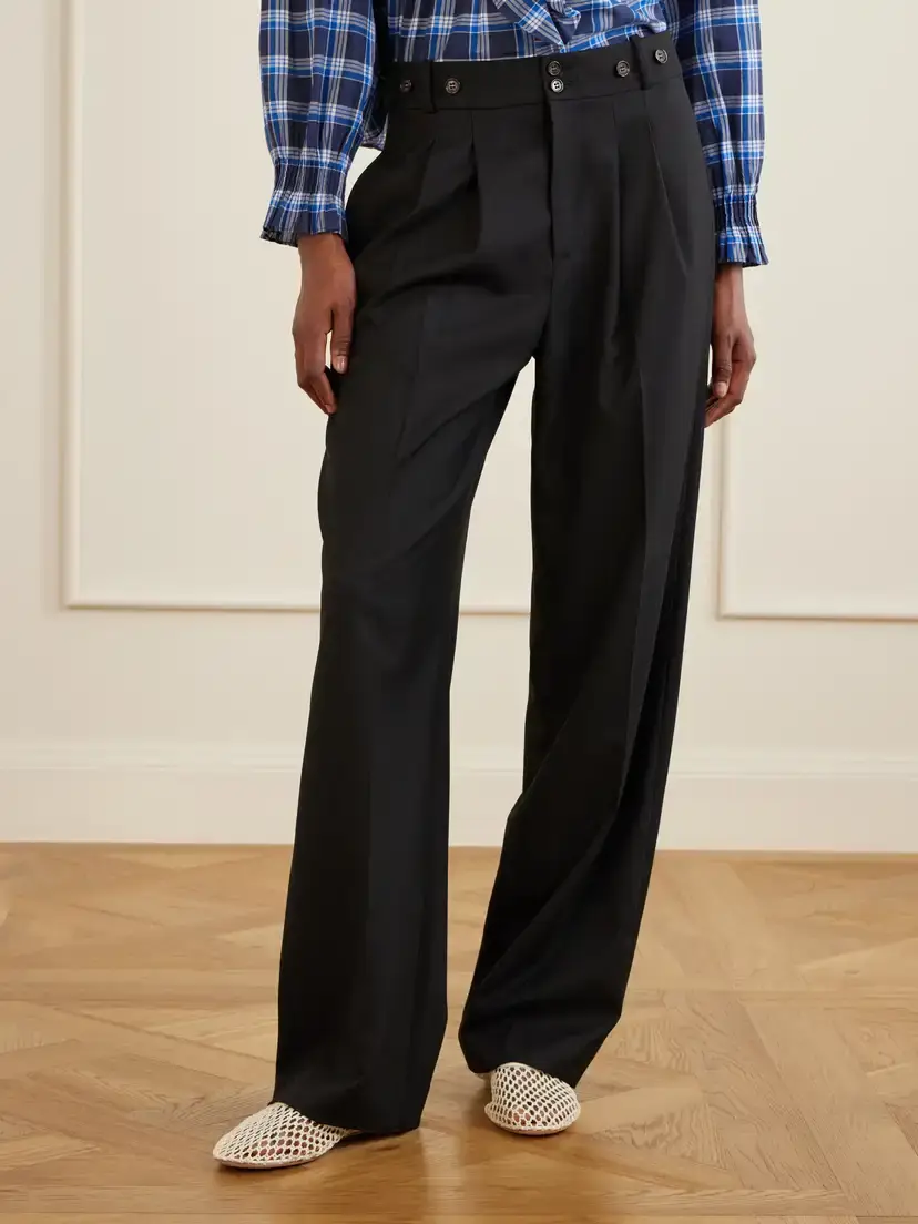 DÔEN Olivia Poplin Wide-leg Pants | Thumbnail 3 DÔEN Olivia Poplin Wide-leg Pants | Thumbnail 3