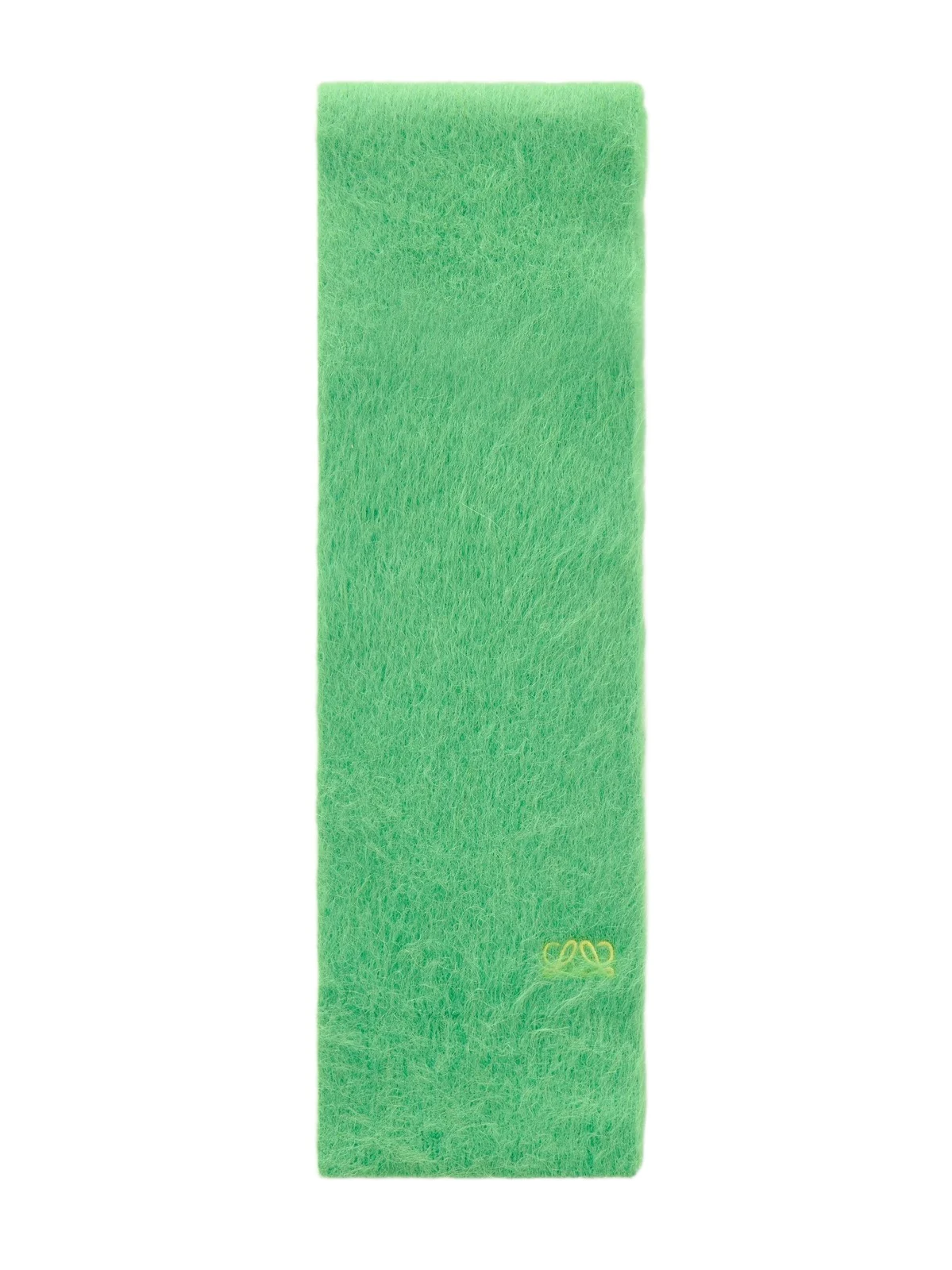 Loewe Logo-embroidered Brushed Alpaca-blend Scarf