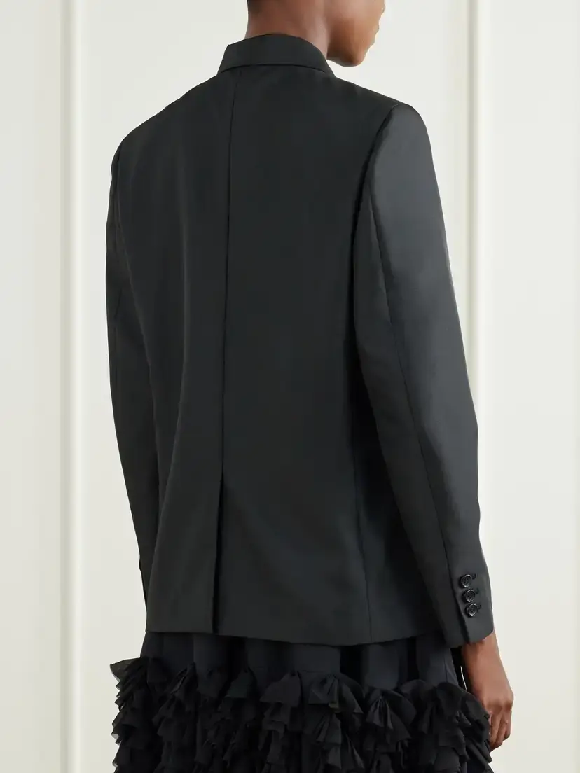 Comme des Garçons Floral-appliquéd Twill Jacket | Thumbnail 3