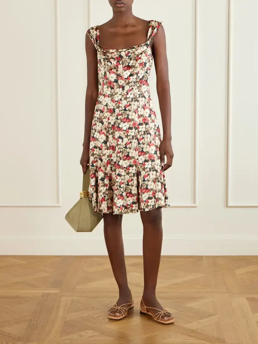DÔEN Donielle Floral-print Silk Mini Dress | Thumbnail 2 DÔEN Donielle Floral-print Silk Mini Dress | Thumbnail 2