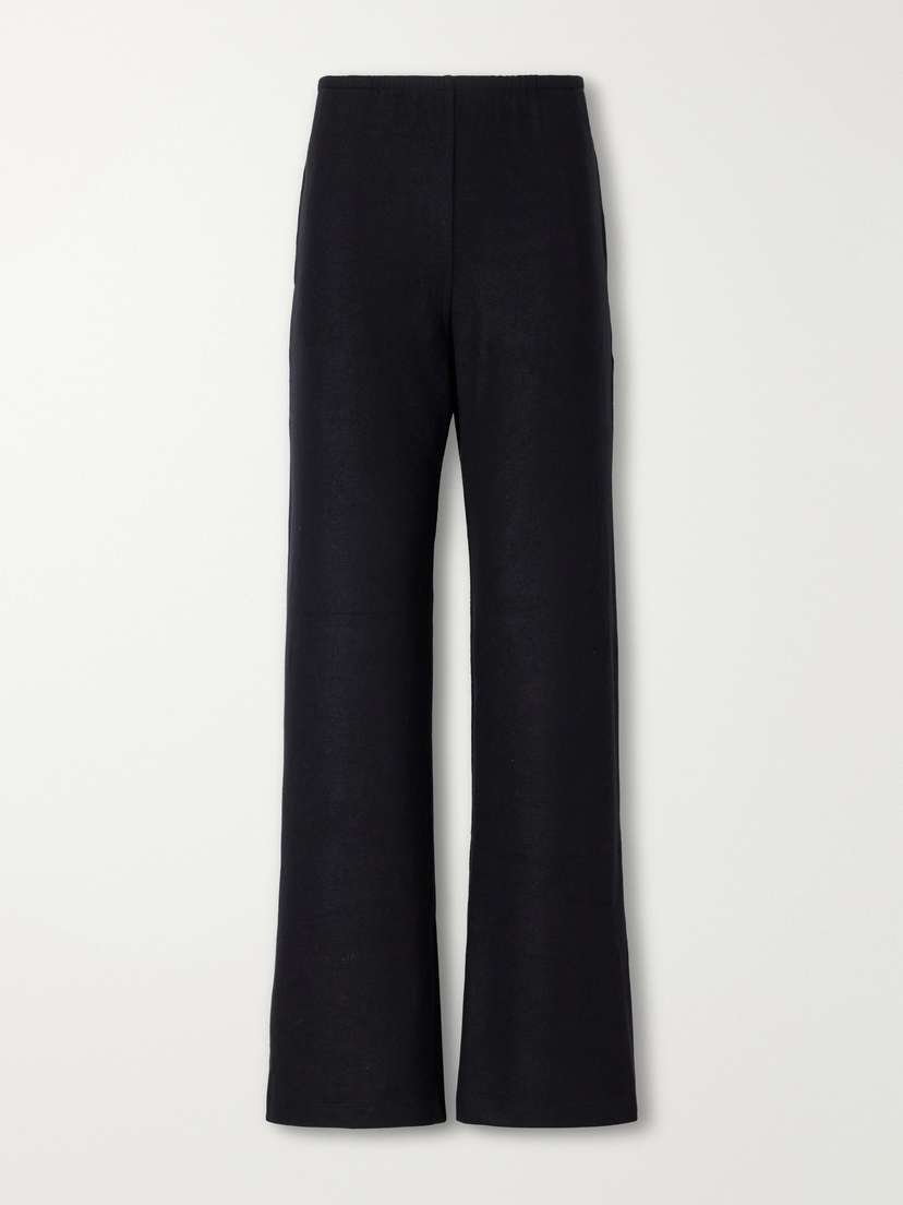 LESET Lauren Jersey Straight-leg Pants
