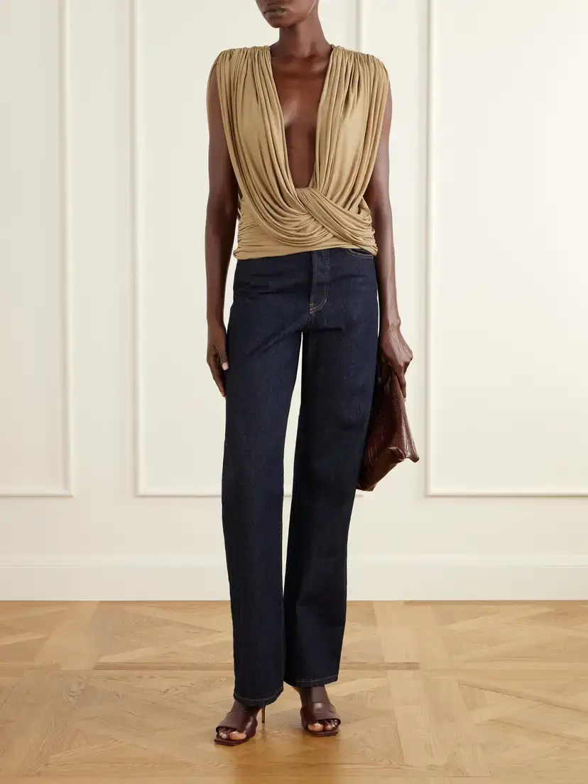 Christopher Esber Ripple Draped Mesh Top | Thumbnail 2