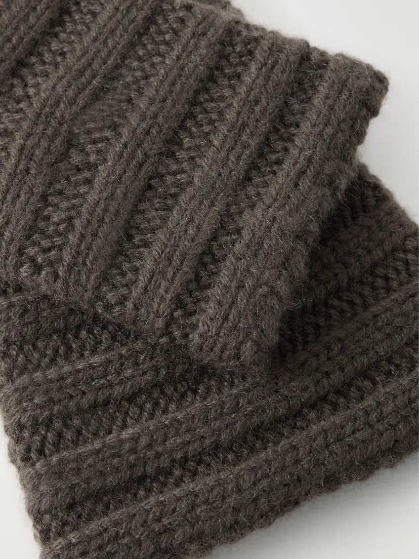 Lisa Yang Zarie Ribbed Cashmere Fingerless Gloves | Thumbnail 2 Lisa Yang Zarie Ribbed Cashmere Fingerless Gloves | Thumbnail 2