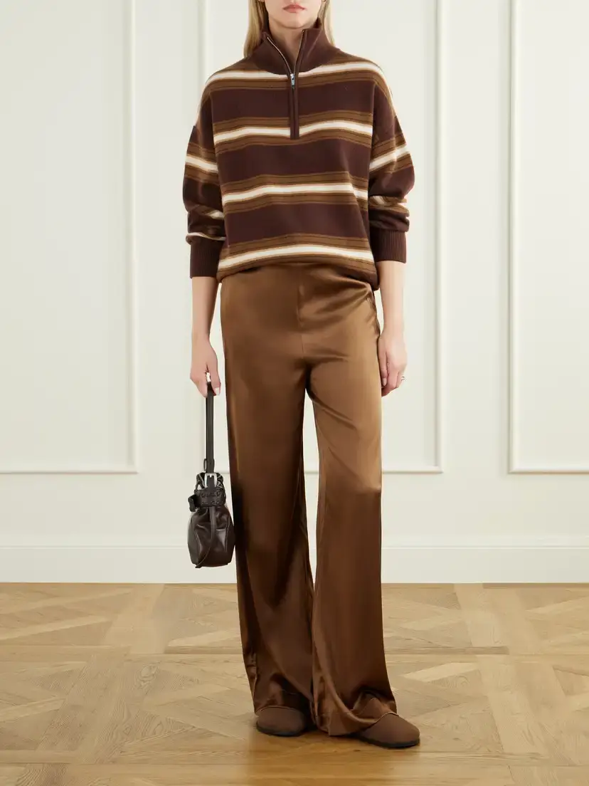 Staud Stroll Silk-blend Wide-leg Pants | Thumbnail 2 Staud Stroll Silk-blend Wide-leg Pants | Thumbnail 2