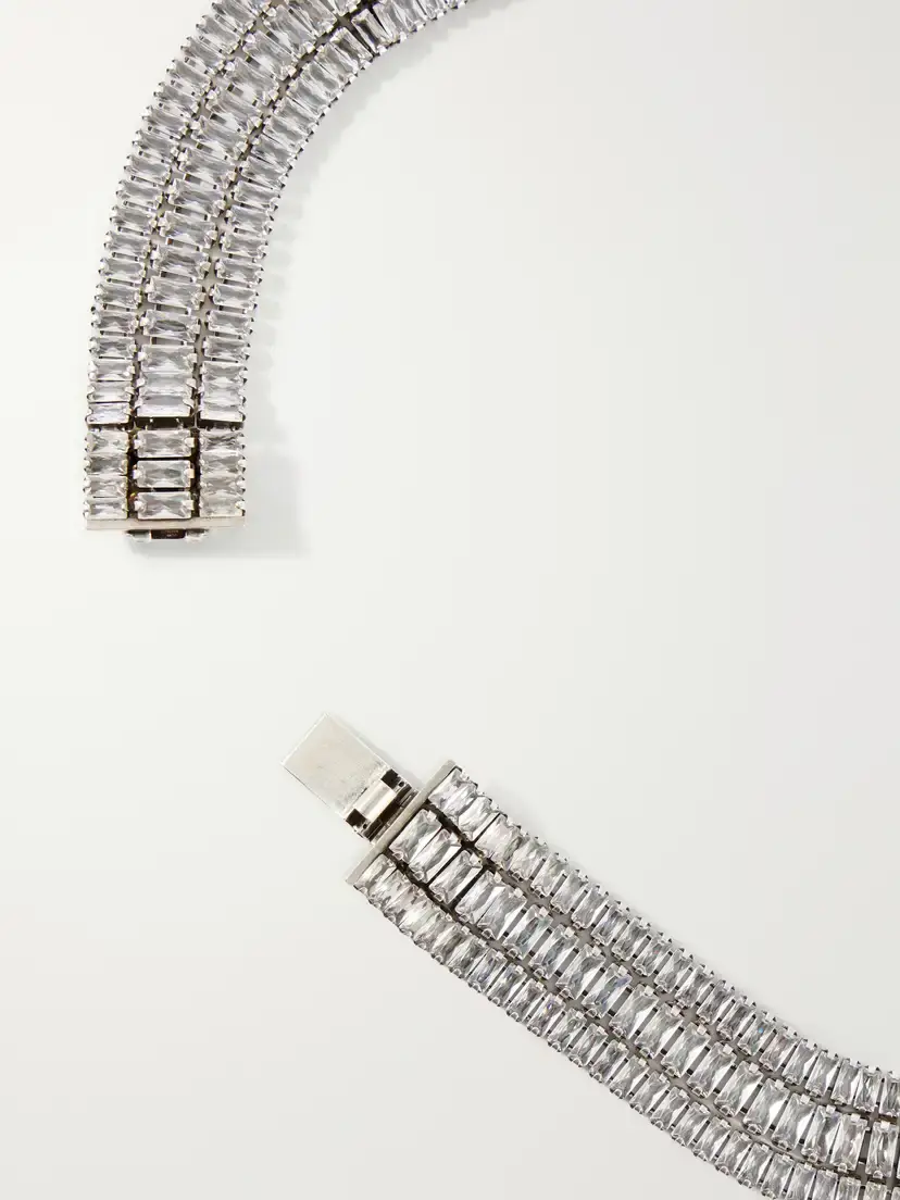Isabel Marant Cara Crystal-embellished Silver-tone Necklace | Thumbnail 3 Isabel Marant Cara Crystal-embellished Silver-tone Necklace | Thumbnail 3