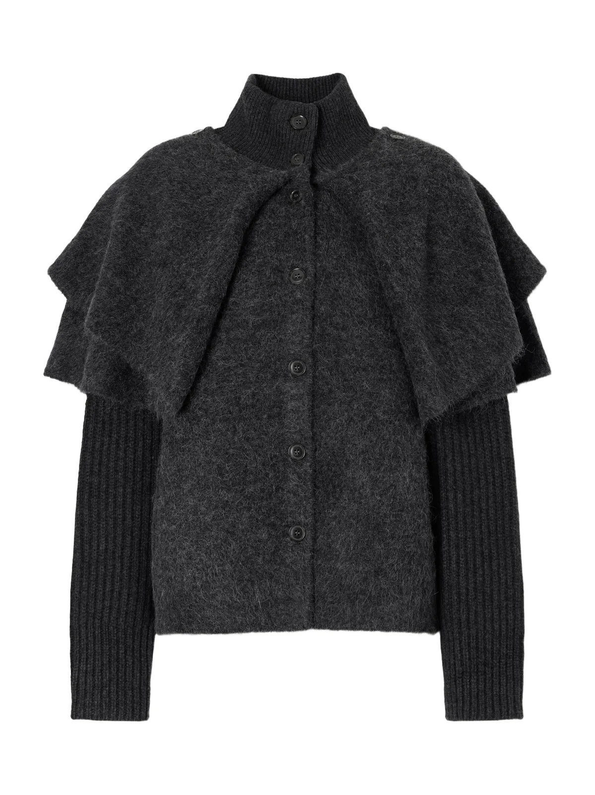Frame The Wrap Alpaca-blend Cardigan