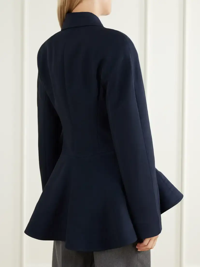 Stella McCartney Crepe Peplum Jacket | Thumbnail 3 Stella McCartney Crepe Peplum Jacket | Thumbnail 3