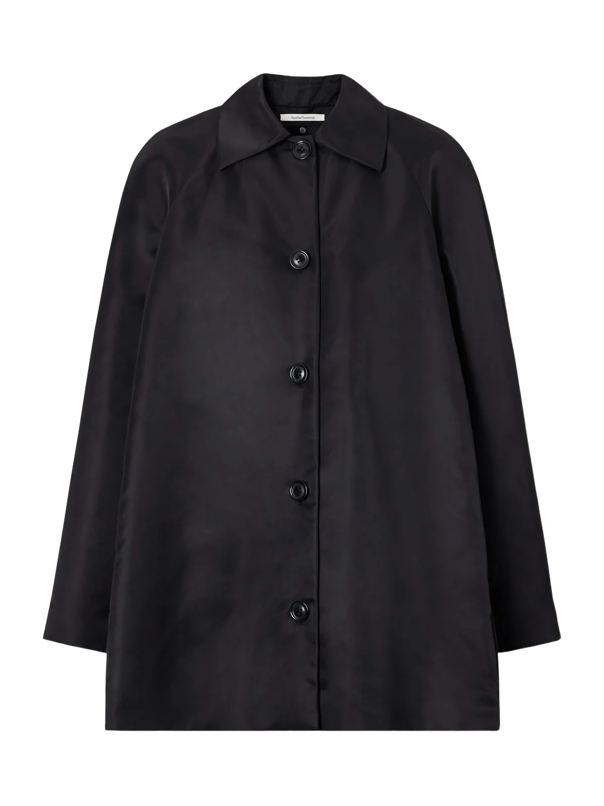 Another Tomorrow Recycled Satin Trench