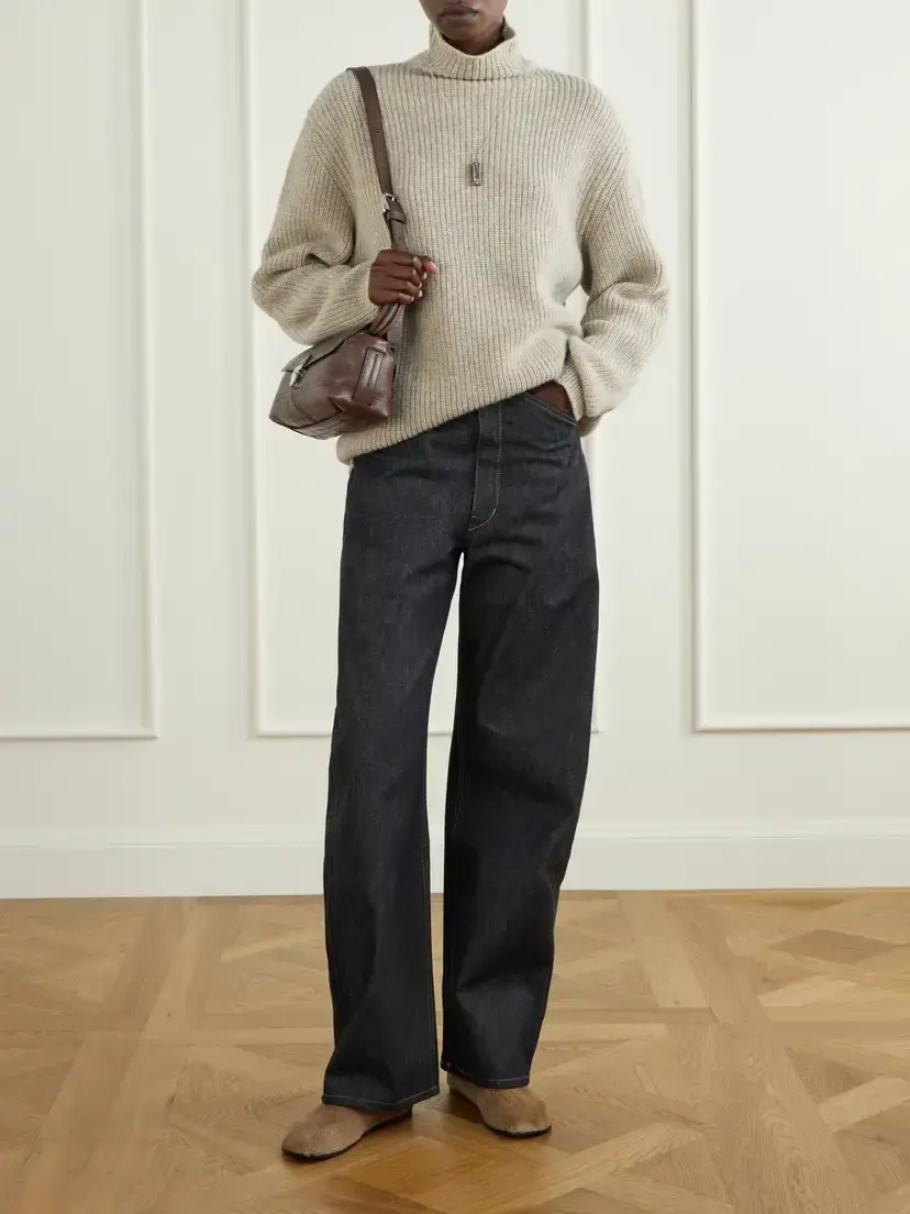 Lemaire Ribbed Alpaca And Yak-blend Sweater | Thumbnail 2 Lemaire Ribbed Alpaca And Yak-blend Sweater | Thumbnail 2