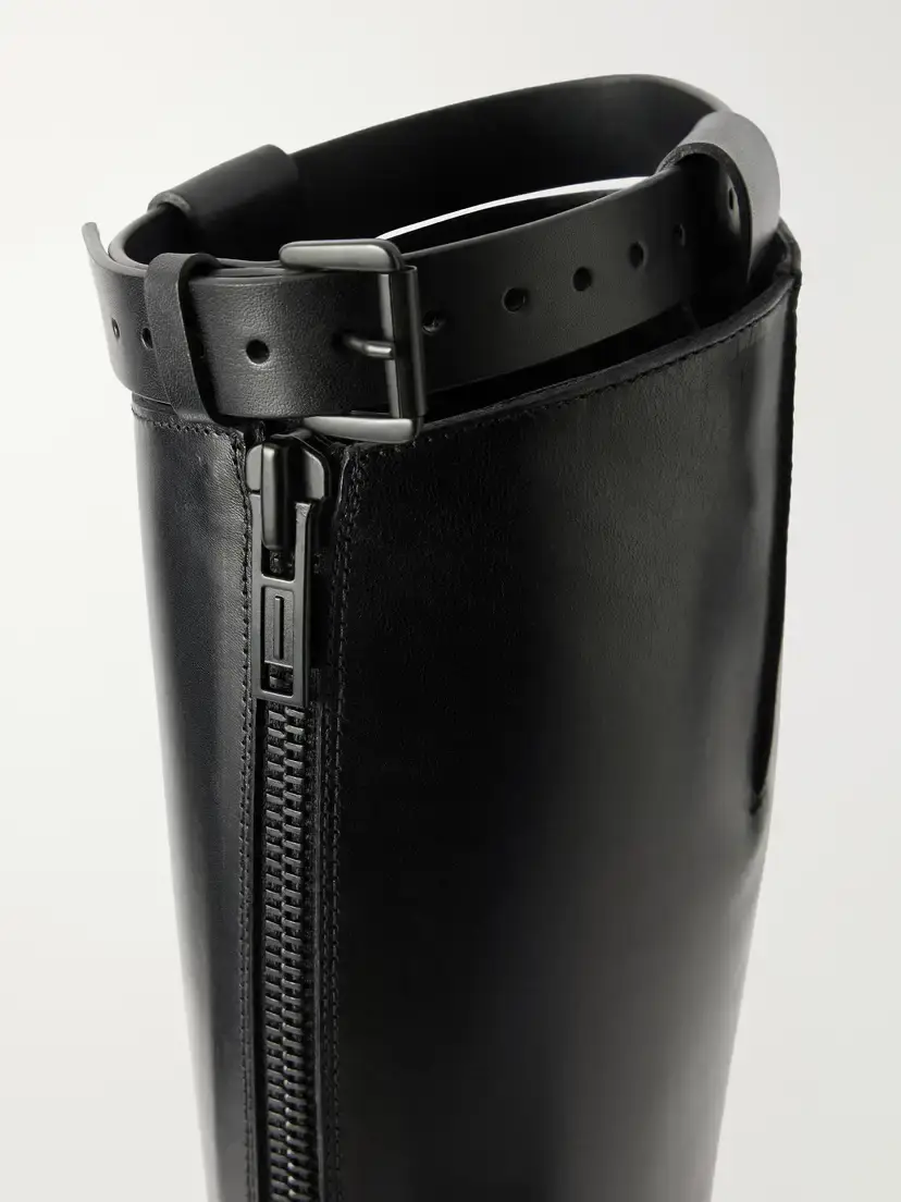 Ann Demeulemeester Stan Leather Knee Boots | Thumbnail 5 Ann Demeulemeester Stan Leather Knee Boots | Thumbnail 5