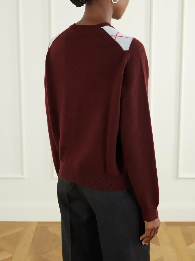 RÙADH The Academy Checked Cashmere Sweater | Thumbnail 4 RÙADH The Academy Checked Cashmere Sweater | Thumbnail 4