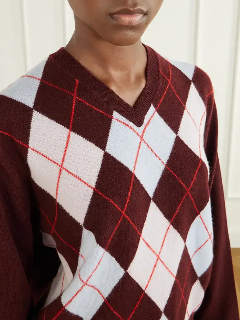 RÙADH The Academy Checked Cashmere Sweater | Thumbnail 5 RÙADH The Academy Checked Cashmere Sweater | Thumbnail 5