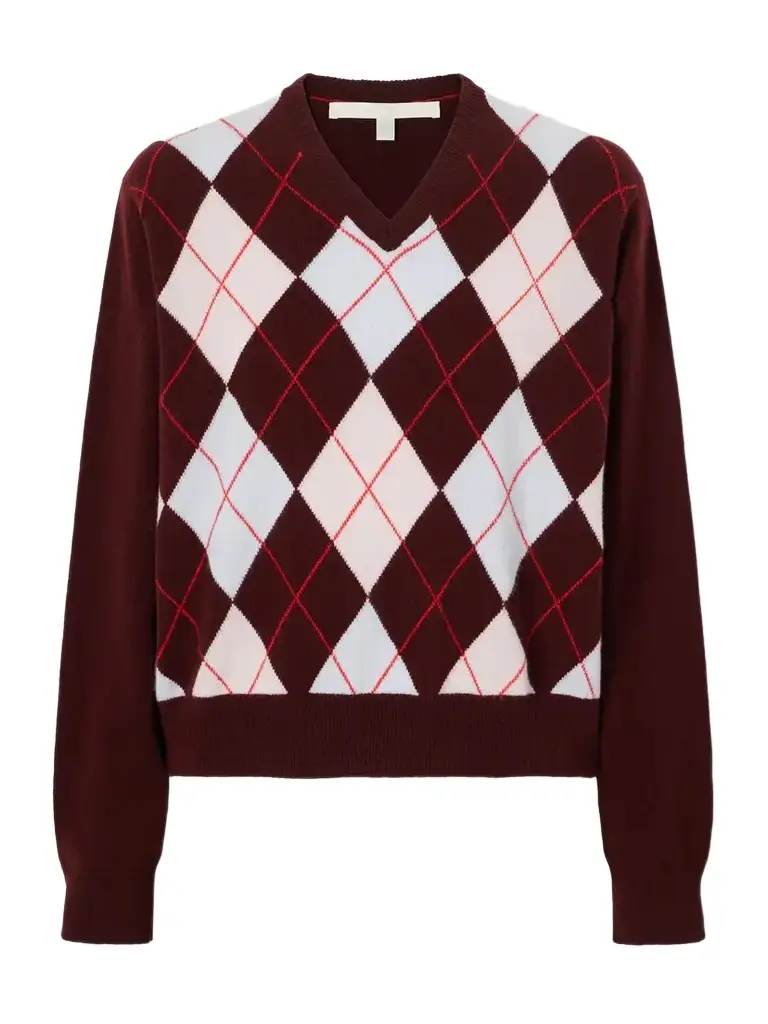RÙADH The Academy Checked Cashmere Sweater
