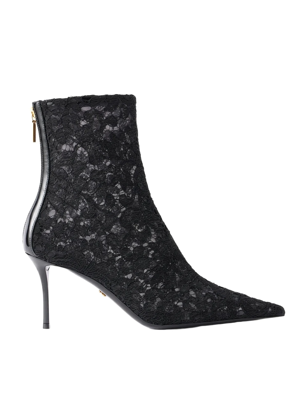 Lollo Leather-trimmed Lace Ankle Boots Lollo Leather-trimmed Lace Ankle Boots