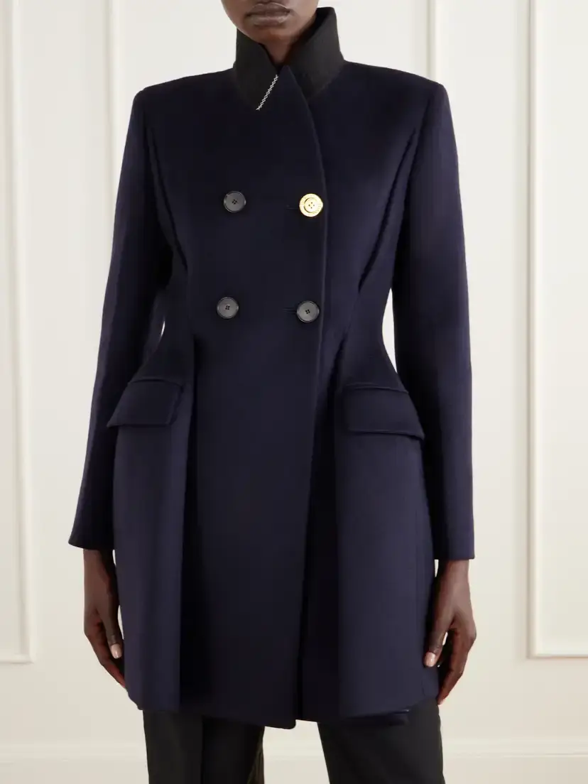 Givenchy Wool And Cashmere-blend Double-breasted Coat | Thumbnail 3 Givenchy Wool And Cashmere-blend Double-breasted Coat | Thumbnail 3