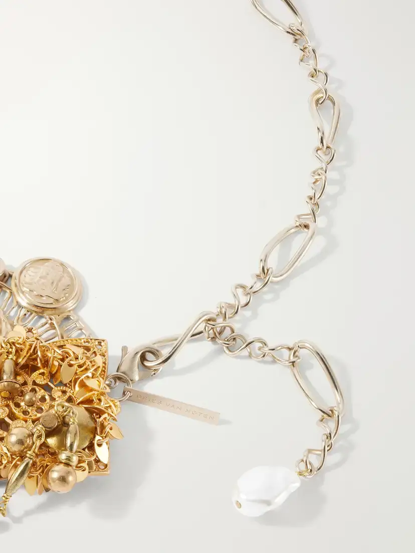 Dries Van Noten Embellished Gold-tone Necklace | Thumbnail 3 Dries Van Noten Embellished Gold-tone Necklace | Thumbnail 3