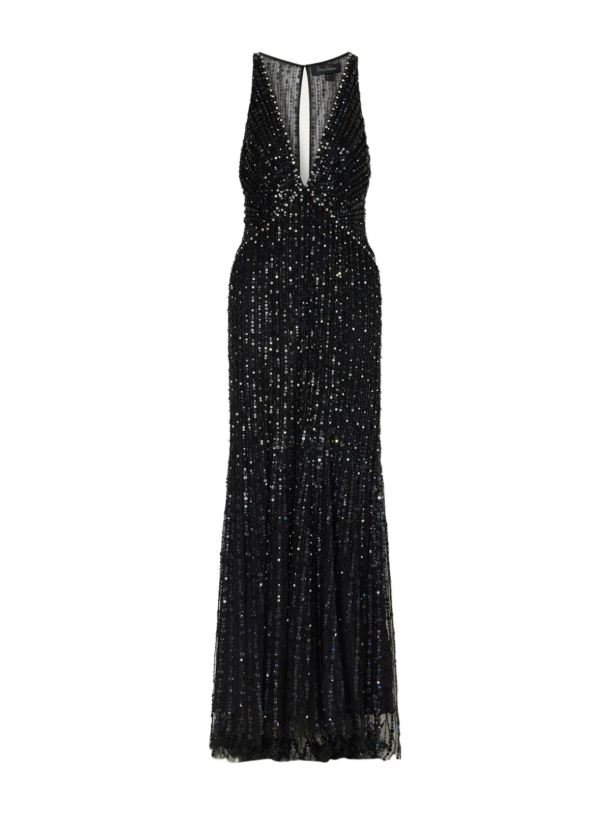 Atlas Embellished Cut-out Satin Gown Atlas Embellished Cut-out Satin Gown