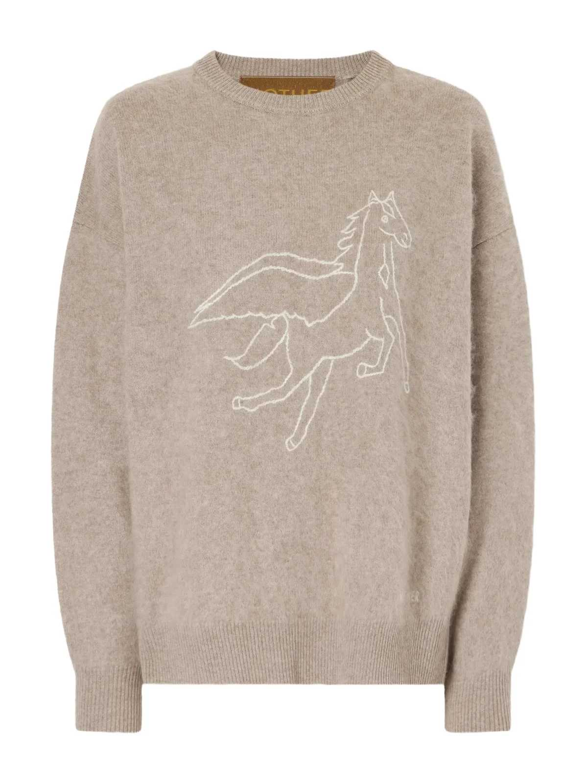 The Biggie Cashmere And Wool-blend Sweater - Neutrals